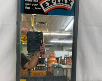 EX-LAX MIRROR ADVERTISING