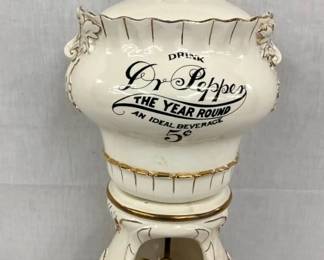 CERAMIC DISPENSER W/ 2 GLASSES