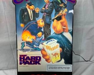 EMB. LEXAN CAMEL LIGHT UP SIGN