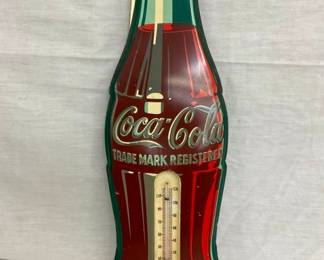 1956 COCA-COLA DIE CUT THERMOMETER