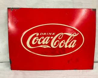 1936 SST EMB. COCA COLA SIGN