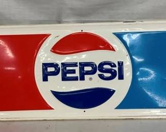 SST EMB. 1973 PEPSI SIGN