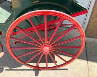 W/38IN. WOODEN WHEELS 