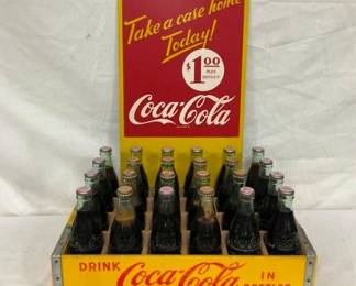 CKE 24 BOTTLE CARRIER W/ SIGN