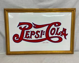 RESTORED PEPSI DOUBLE DOT SIGN