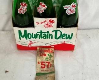 6PK CB MT. DEW CARTON W/ PRICE TAG