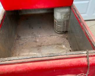 INSIDE VIEW COCA-COLA COOLER 