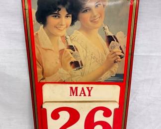 METAL/CB COCA-COLA CALENDAR
