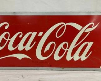 SST 1950 COKE ARROW SIGN W/ BOTTLE
