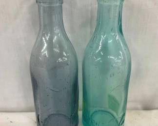 EARLY EMB. COCA COLA BOTTLES
