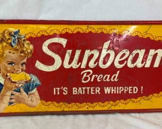 1964 SST EMB. SUNBEAM BREAD SIGN