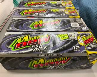 PINCH BLACK MT. DEW AND OTHERS