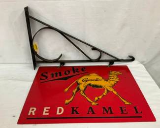 SST RED KAMEL SWINGER SIGN W/ BRACKET