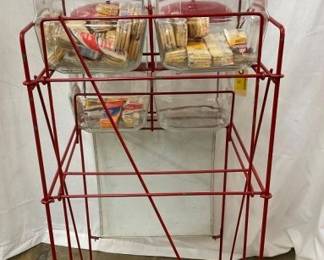 BACK VIEW 4 JARS LANCE RACK 