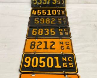 COLLECTION NC TAGS 1950-66