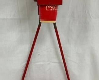 "HAVE A COKE" METAL CUP DISPENSER