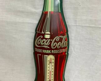1952 COCA-COLA DIE CUT THERMOMETER