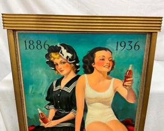 MEASURES 55 1/2X33 FRAMED