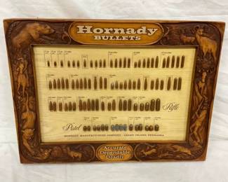 EARLY HORNADY BULLETS DISPLAY/SIGN