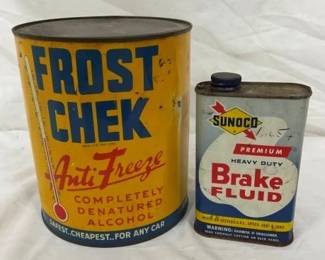 1PT AND 1G. FRONT CHEK, BRAKE FLUID