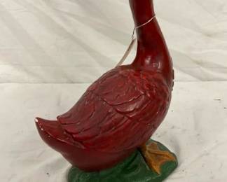 CLOSEUP VIEW OTEHRSIDE RED GOOSE