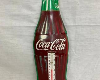 CONVEX COCA-COLA DIE CUT THERMOMETER
