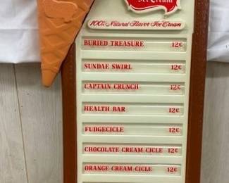 LEXAN EMB. PERRYS ICE CREAM MENU