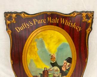 NICE TIN LITHO SIGN W/ NICE GRAPHICS