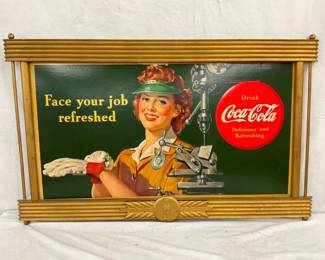 1943 COKE CB LADY W/ PRESS