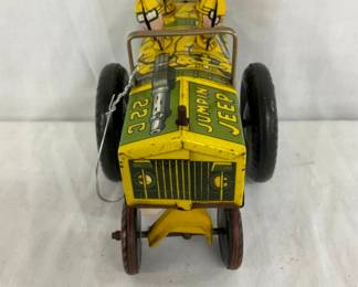 MARX WIND UP JUMPING JEEP ARMY JEEP