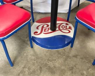 W/ CAST PEPSI COLA BASE