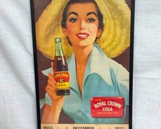 1955-DEC. 1956 ROYAL CROWN CALENDAR