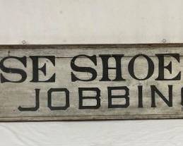 ORIG. DS WOODEN HORSE SHOEING / JOBBING