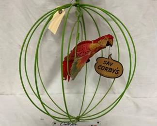 CORBY'S WHISKEY HANGING STORE DISPLAY 