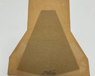 BACK VIEW CARDBOARD EASELBACK 