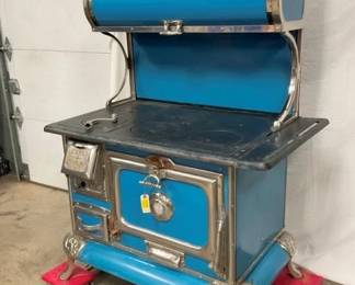 NICE BLUE ENAMEL W/ CROME