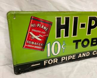 SST EMB. HI-PLANE TOBACCO SIGN