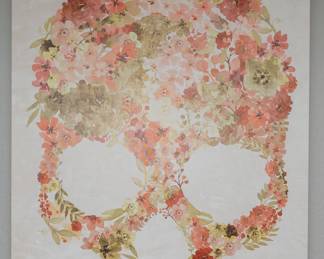 Oliver Gal Skull Flower Wall Art  $250
