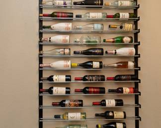 Wine racks.  2 shown.  Each hold 27 bottles.  Original Price $400 each.  NOW$200 each