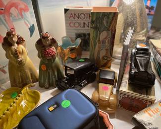 Vintage car cologne bottles 