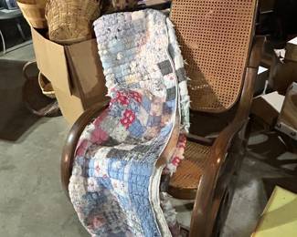 radio weave rocker, quilt 