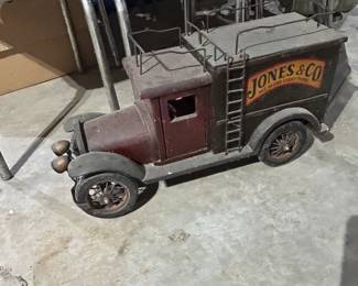 Jones and Co wooden delivery truck