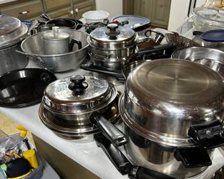 set of Lifetime pots and pans