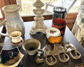 potter and horse themed items 