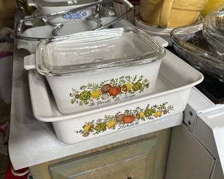 corning ware Spice of life dishes 