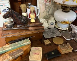 pipe, horse pipe stand, old advertising boxes