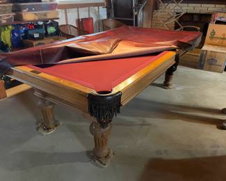 . . . EXCELLENT mesh pocket pool table