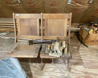 . . . another pair of antique theater seats
