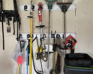 . . . a nice selection of yard tools