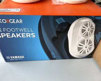 yamaha jet ski footwell speakers -- not pictured marine Bose speakers, new in box. 